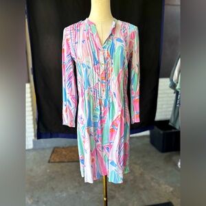 Lily Pulitzer Colorful Long-Sleeve Dress